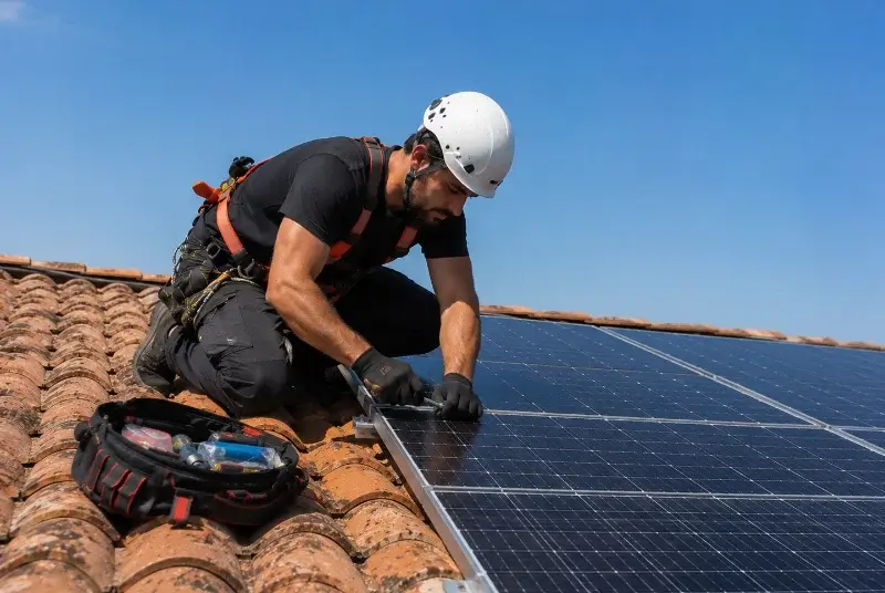 Maintenance et monitoring de panneaux solaires à Saint-Aubin-d'Aubigné